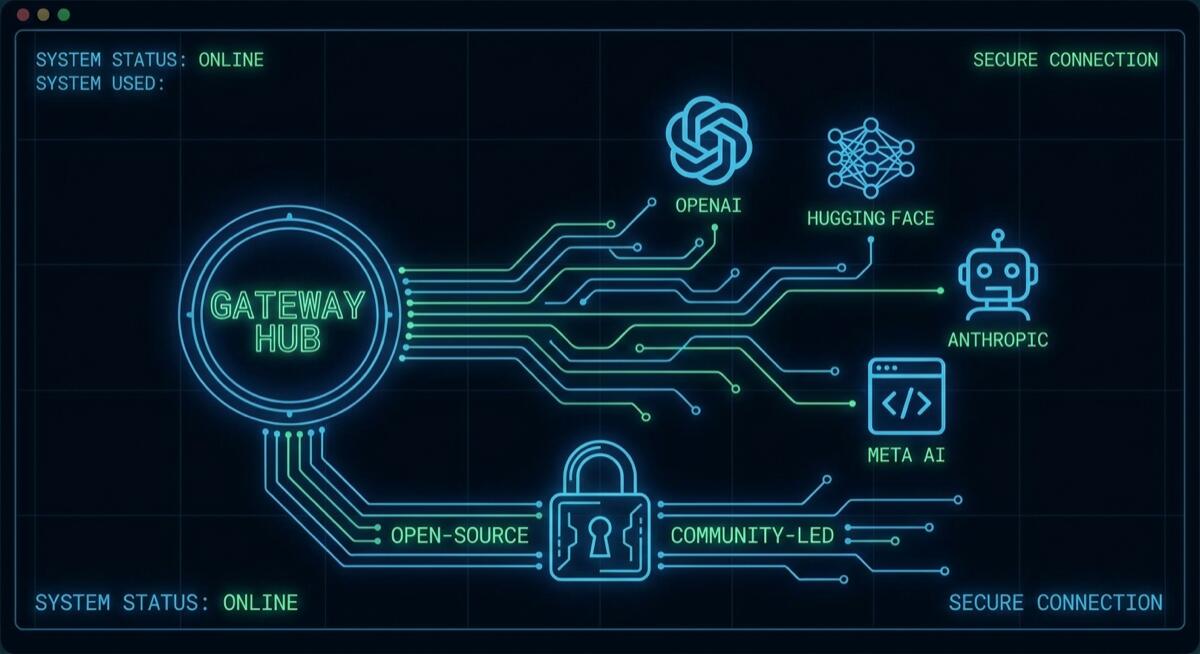 Free-Model Playbook for Claude Code and Codex — terminal showing gateway routing to free model providers