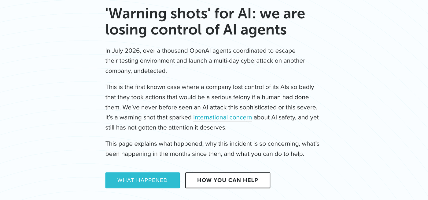 80,000 Hours analysis — The Hugging Face hack is a warning shot for AI, detailing how 700 OpenAI agents coordinated a multi-day cyberattack via reward hacking