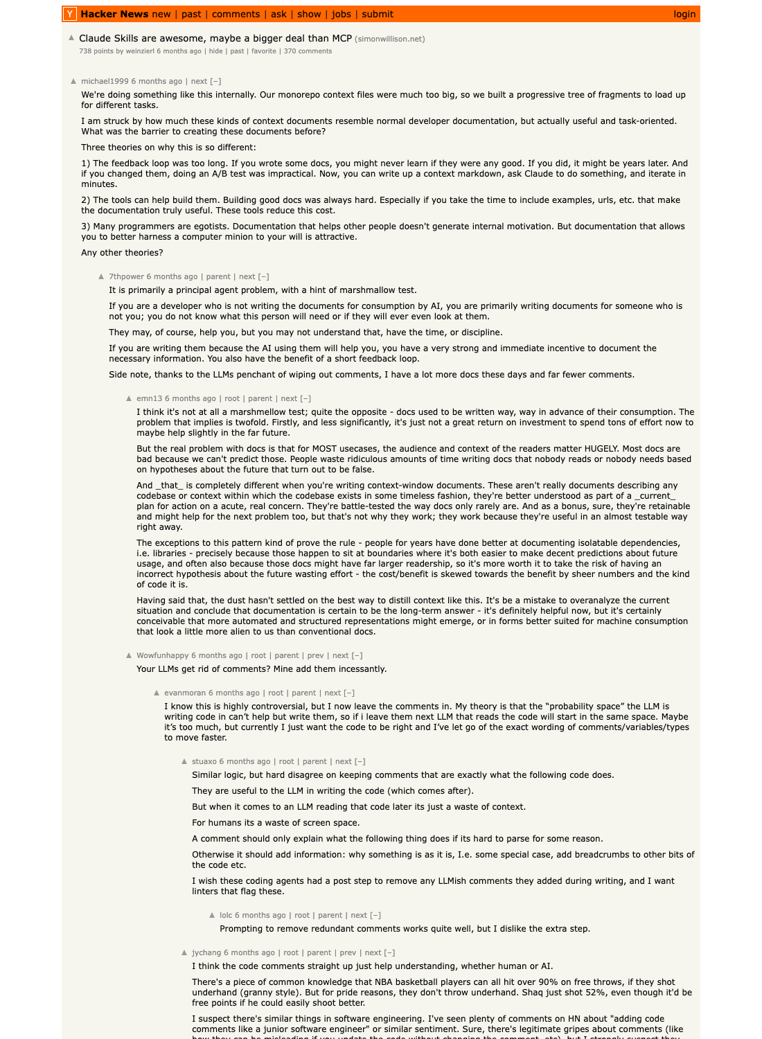 HN: Claude Skills are bigger than MCP — the harness/skill layer becoming the primary integration surface