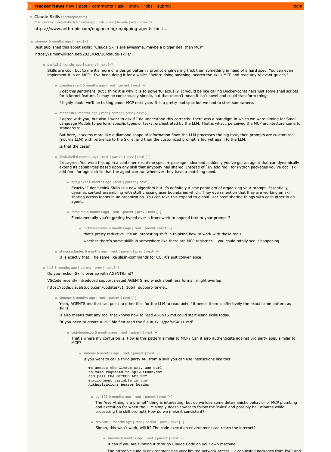 HN discussion: Claude skills directory format becoming the de facto pattern after platform pricing shifts