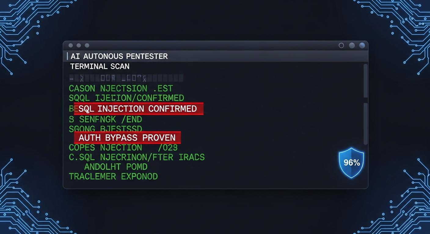 Shannon AI autonomous web pentester — terminal interface showing vulnerability scan in progress against a web application
