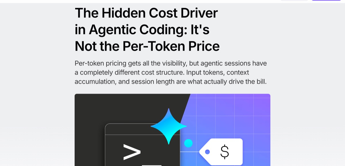 Vantage — The Hidden Cost Driver in Agentic Coding Sessions in 2026